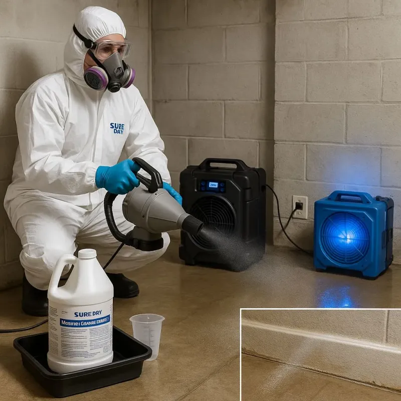 Sanitization and Odor Removal process in Franklin County, NC