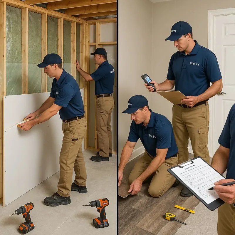 Repairs and Reconstruction process in Franklin County, NC